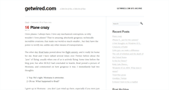 Desktop Screenshot of getwired.com